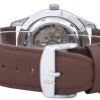 Reloj para hombre Seiko 5 Sports Military Automatic Japan Made Ratio cuero marrón SNZG07J1-LS12