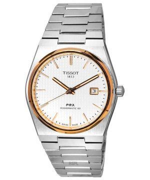Reloj Tissot PRX T-Classic Powermatic 80 plateado T137.407.21.031.00 T1374072103100 100M para hombre