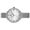 Reloj para mujer Westar Zing Crystal Accents de malla de acero inoxidable con esfera de nácar blanco y cuarzo 00128STN11