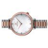 Reloj para mujer Westar Zing Crystal Accents de dos tonos de acero inoxidable con esfera de nácar blanco y cuarzo 00135SPN611