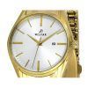 Reloj para mujer Westar Profile de acero inoxidable en tono dorado y esfera blanca de cuarzo 40210GPN107