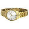 Reloj para mujer Westar Profile de acero inoxidable en tono dorado y esfera blanca de cuarzo 40210GPN107