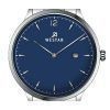Reloj Westar Profile de acero inoxidable con esfera azul y cuarzo 40218STN104 para mujer