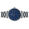 Reloj Westar Profile de acero inoxidable con esfera azul y cuarzo 40218STN104 para mujer