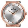 Reloj Westar Profile de acero inoxidable con esfera plateada y cuarzo 40220PPN607 para mujer