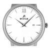 Reloj Westar Profile de acero inoxidable con esfera blanca y cuarzo 50215STN101 para hombre