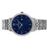 Reloj Westar Profile de acero inoxidable con esfera azul y cuarzo 50215STN104 para hombre