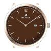 Reloj Westar Profile con correa de cuero y esfera marrón de cuarzo 50217PPN620 para hombre