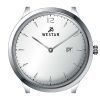 Reloj Westar Profile con correa de cuero y esfera plateada de cuarzo 50217STN107 para hombre