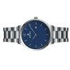 Reloj Westar Profile de acero inoxidable con esfera azul y cuarzo 50218STN104 para hombre