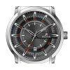 Reloj Westar Profile de acero inoxidable con esfera negra y cuarzo 50229STN803 para hombre