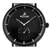 Reloj Westar Profile con correa de cuero y esfera negra de cuarzo 50246BBN103 para hombre