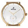 Reloj Westar Profile con correa de cuero y esfera plateada de cuarzo 50246BZZ187 para hombre