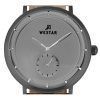 Reloj Westar Profile con correa de cuero y esfera gris de cuarzo 50246GGN186 para hombre