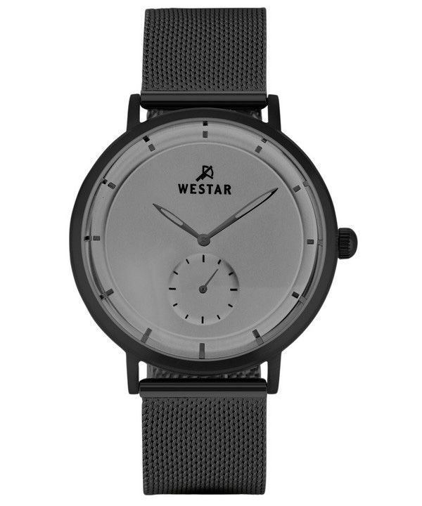 Reloj Westar Profile de acero inoxidable con esfera gris y cuarzo 50247BBN306 para hombre