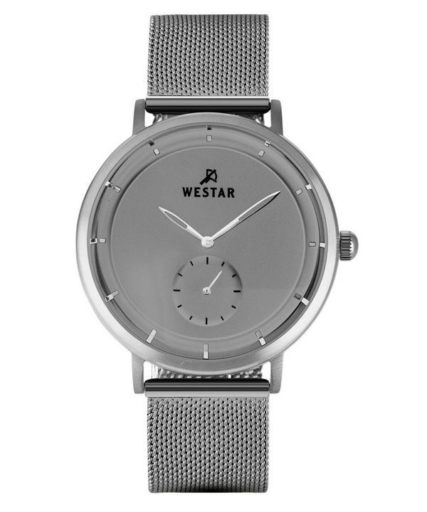 Reloj Westar Profile de acero inoxidable con esfera gris y cuarzo 50247STN106 para hombre