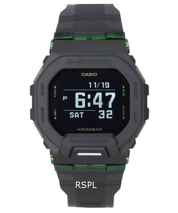Casio G-Shock G-Squad Enlace móvil Cuarzo digital GBD-200UU-1 GBD200UU-1 200M Reloj para hombre