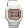 Reloj Casio Baby-G digital con correa de resina blanca de cuarzo BGD-565SC-4 100M para mujer
