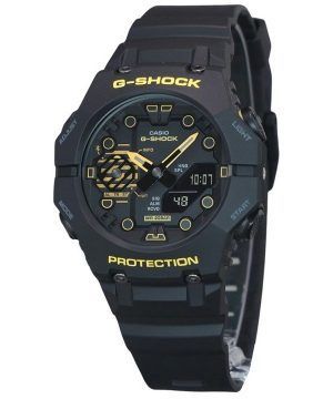 Reloj Casio G-Shock Caution Yellow Mobile Link analógico digital con correa de resina y esfera negra de cuarzo GA-B001CY-1A 200M