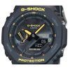 Reloj para hombre Casio G-Shock Caution Yellow Mobile Link analógico digital con correa de resina y esfera negra Solar GA-B2100C