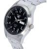 Reloj Seiko 5 de acero inoxidable con esfera árabe negra automática SNKP21 SNKP21J1 SNKP21J para hombre