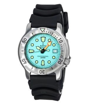Reloj para hombre Ratio FreeDiver Professional Sapphire Ice Blue Dial Quartz 22AD202-IBLU 200M