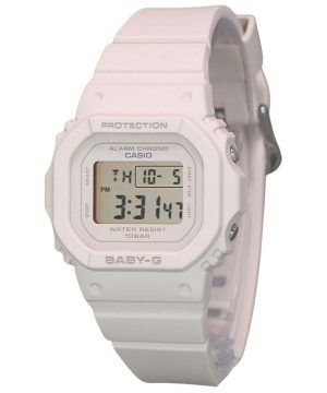 Reloj Casio Baby-G digital beige rosa con correa de resina de cuarzo BGD-565U-4 100M para mujer