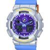 Reloj Casio G-Shock Euphoria analÃ³gico digital con correa de resina azul y esfera morada de cuarzo GA-100EU-8A2 200M para hombre