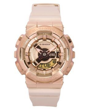 Reloj Casio G-Shock analógico digital de resina con correa de cuarzo en tono oro rosa GM-S110PG-4A 200 para mujer