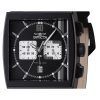 Reloj para hombre Invicta S1 Rally cronógrafo GMT con correa de cuero y esfera negra 46853 100M