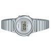 Reloj Casio Vintage digital de acero inoxidable con esfera plateada y cuarzo LA700WE-7A para mujer