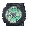 Reloj Casio G-Shock analógico digital con correa de resina y esfera verde menta de cuarzo GA-110CD-1A3 200M para hombre