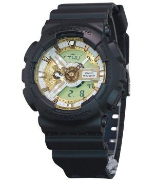 Reloj Casio G-Shock analógico digital con correa de resina y esfera dorada de cuarzo GA-110CD-1A9 200M para hombre
