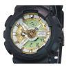 Reloj Casio G-Shock analógico digital con correa de resina y esfera dorada de cuarzo GA-110CD-1A9 200M para hombre