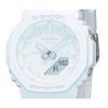 Reloj Casio G-Shock analógico digital con correa de resina y esfera blanca de cuarzo GMA-P2100-7A 200M para mujer