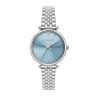 Reloj para mujer Oui &amp, Me Etoile de acero inoxidable con esfera azul y cuarzo ME010293