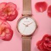 Reloj para mujer Oui &, Me Etoile de oro rosa, acero inoxidable, esfera blanca y cuarzo ME010297