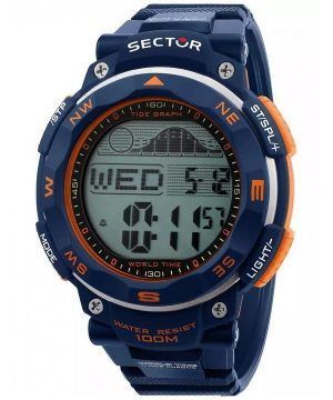 Sector EX-35 Digital Black Dial Quartz R3251534001 100M Men's Watch
