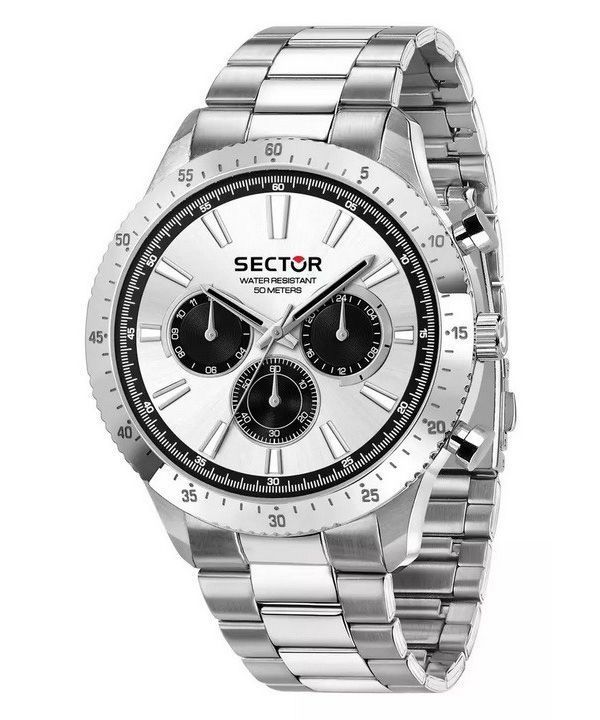 Sector 270 Multifunction Stainless Steel White Dial Quartz R3253578027 Men's Watch