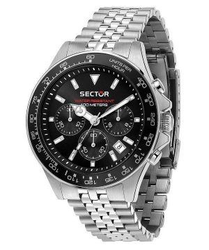 Sector 230 Chronograph Stainless Steel Black Dial Quartz R3273661033 100M Men's Watch