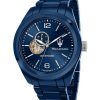 Maserati Traguardo Ceramic Open Heart Blue Dial Automatic Diver's R8823150002 200M Men's Watch