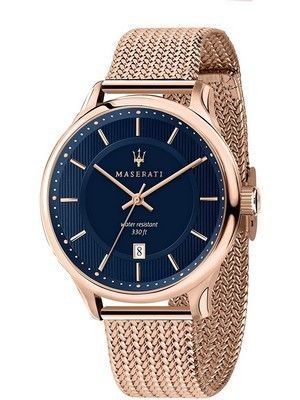 Maserati Gentleman Blue Dial Quartz R8853136003 100M Men's Watch