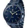 Maserati Tradizione Solar Blue Dial Quartz R8853146003 100M Men's Watch