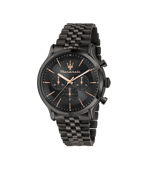 Maserati Epoca Limited Edition Chronograph Stainless Steel Black Dial Quartz R8873618019 100M Men's Watch