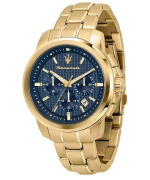 Maserati Successo Chronograph Blue Dial Quartz R8873621021 Men's Watch