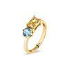 Morellato Colori Gold Tone Rhodium Plating Ring SAVY09014 For Women