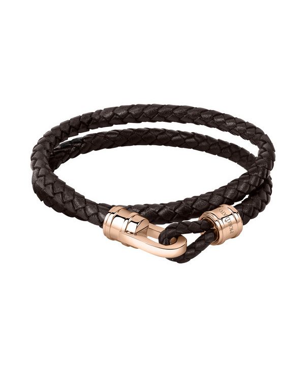 Morellato Moody Leather And Stainless Steel Bracelet SQH35 For Men