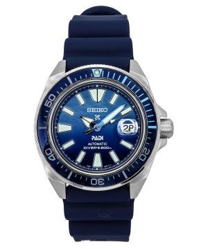 Reloj para hombre Seiko Prospex Samurai PADI Edicií³n especial con esfera azul automí¡tico Diver&#39,s SRPJ93K1 200M