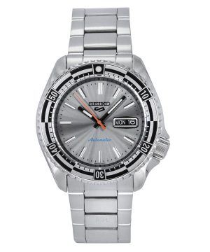 Seiko 5 Sports SKX Style Special Edition Stainless Steel Silver Dial Automatic SRPK09K1 100M Men's Watch