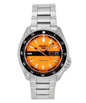 Seiko 5 Sports SKX Style The New Double Hurricane Special Edition Orange Dial Automatic SRPK11K1 100M Men's Watch